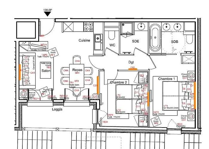 Daire Moderne 3 Pieces A Avec Parking Et Wifi - Fr-1-562-28 *